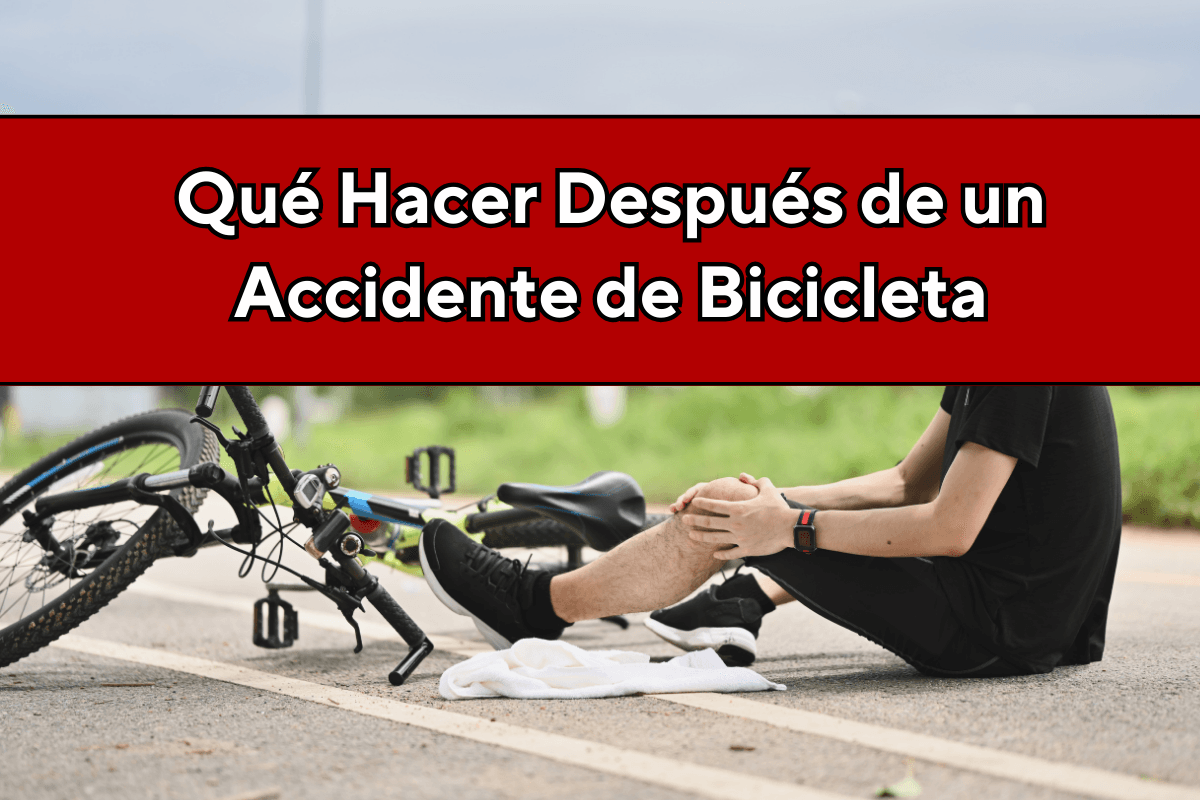 Que hacer despues de un accidente de bicicleta